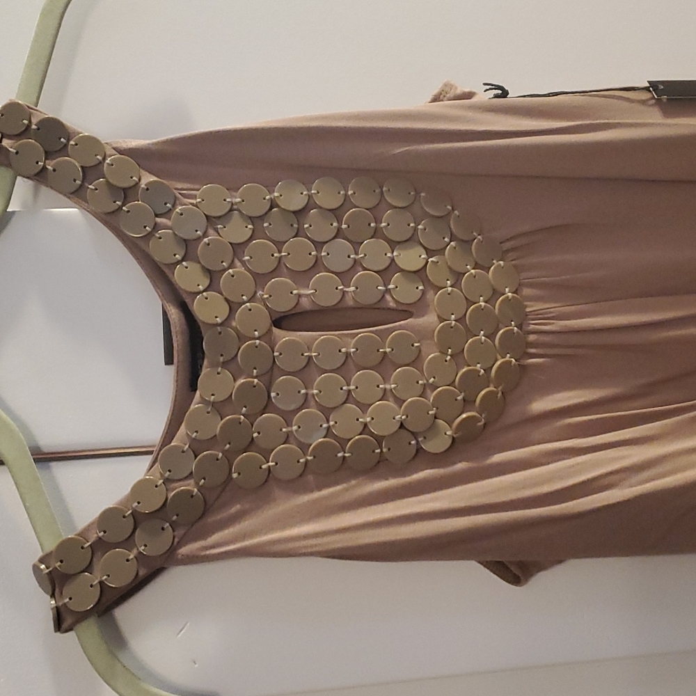 BCBG MaxAzria Beaded Tank NWT Size L